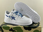 A Bathing Ape Bape Sta Low White ABC Camo Blue - 6