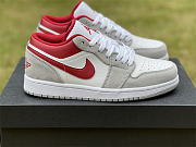 Air Jordan 1 Low SE Light Smoke Grey Gym Red DC6991-016 - 5