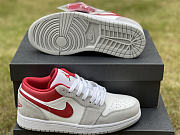 Air Jordan 1 Low SE Light Smoke Grey Gym Red DC6991-016 - 4