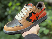 A Bathing Ape Bape SK8 Sta Brown Orange - 3