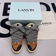 Lanvin Leather Curb Black Brown - 2