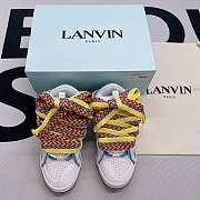 Lanvin Leather Curb Blue White - 6