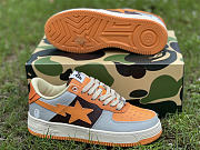 A Bathing Ape Bape Sta Low Grey Orange - 6