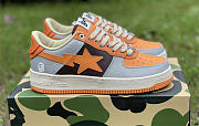 A Bathing Ape Bape Sta Low Grey Orange - 5