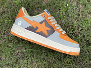 A Bathing Ape Bape Sta Low Grey Orange - 2