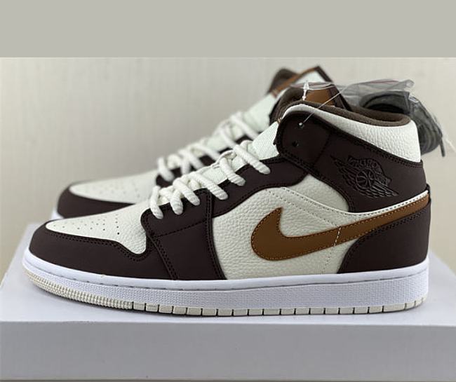 Air Jordan 1 Mid SE Brown Basalt Oatmeal DO6699-200 - 1