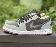 Air Jordan 1 Low SE Crater Black Grey DM4657-001 - 1