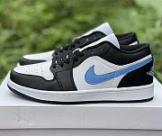 Air Jordan 1 Low Black University Blue White DC0774-041 - 1