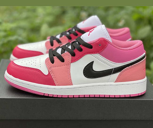 Air Jordan 1 Low Pink Red 553560-162 - 1