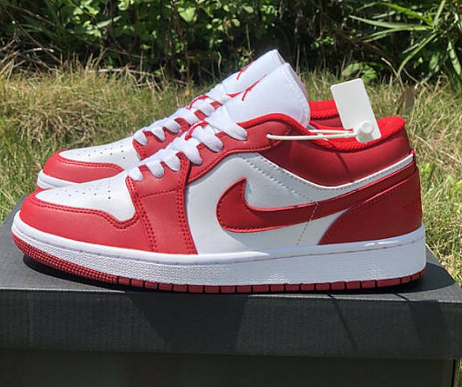 Air Jordan 1 Low Gym Red White 553558-611 - 1