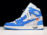 Air Jordan 1 Retro High Off-White University Blue AQ0818-148 - 4