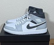 Air Jordan 1 Mid Light Smoke Grey Anthracite 554724-078 - 1