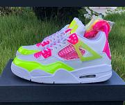 Air Jordan 4 Retro White Lemon Pink CV7808-100  - 1