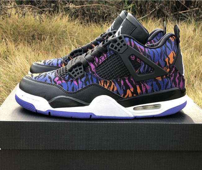 Air Jordan 4 Retro Black Rush Violet BQ9043-005 - 1