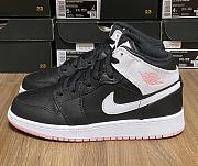 Air Jordan 1 Mid Arctic Pink Black 555112-061 - 1