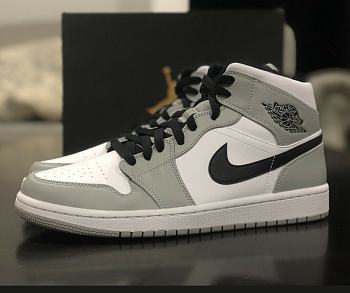 Air Jordan 1 Mid Light Smoke Grey 554725-092