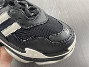 Balenciaga Paris Triple S Black White - 2