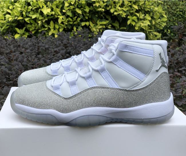 Air Jordan 11 Retro White Metallic Silver AR0715-100 - 1