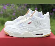 Air Jordan 4 Retro Levi's White AO2571-100 - 1