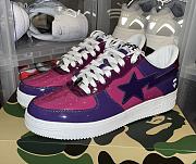 A Bathing Ape Bape Sta Low Color Camo Combo Purple - 1