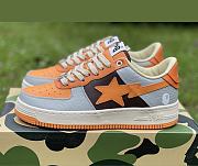 A Bathing Ape Bape Sta Low Grey Orange - 1