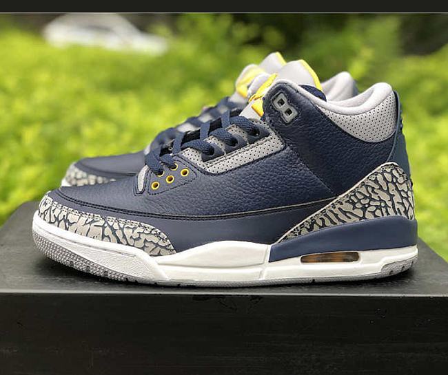 Air Jordan 3 Retro Michigan PE AJ3-820064 - 1