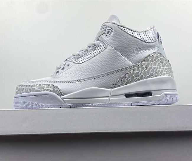 Air Jordan 3 Retro Pure White (2018) 136064-111 - 1