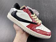 Air Jordan 1 Low White Black Red DM7866-133 - 5