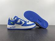 Louis Vuitton Nike Air Force 1 Low By Virgil Abloh Blue - 3