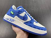 Louis Vuitton Nike Air Force 1 Low By Virgil Abloh Blue - 6