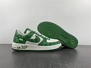 Louis Vuitton Nike Air Force 1 Low By Virgil Abloh White Green - 6