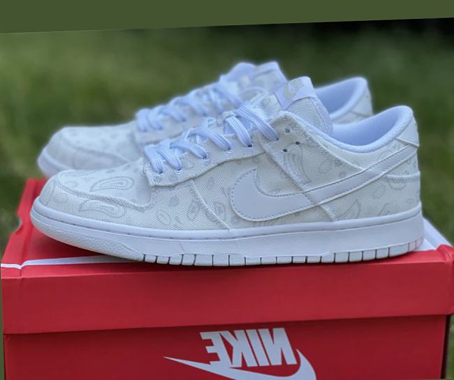 Nike Dunk Low White Paisley (W) DJ9955-100 - 1