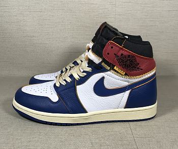 Air Jordan 1 Retro High Union Los Angeles Blue Toe BV1300-146