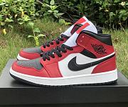 Air Jordan 1 Mid Chicago Toe 554724-069 - 1