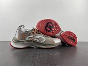 Gucci New Sneakers Red Grey 680900 UF310 1270 - 6