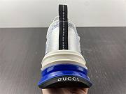 Gucci New Sneakers White Gray Blue 680900 USN10 8485 - 5