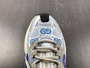 Gucci New Sneakers White Gray Blue 680900 USN10 8485 - 3