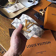 Louis Vuitton Belt Initiales Damier Azur Blue White - 1