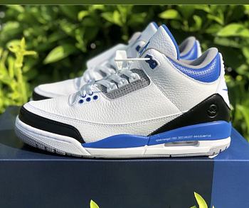 Air Jordan 3 Retro White Blue CT8532-040