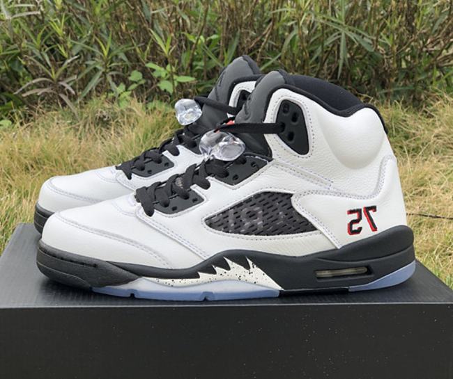 Air Jordan 5 Retro Paris Saint-Germain White (F&F) FA18 MNJDLS 735  - 1