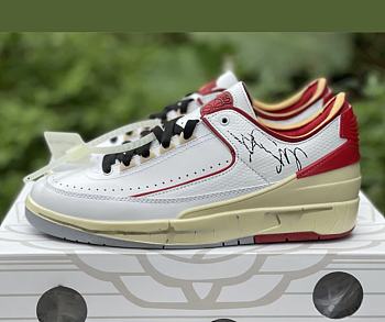 Air Jordan 2 Retro Low SP Off-White White Red DJ4375-106