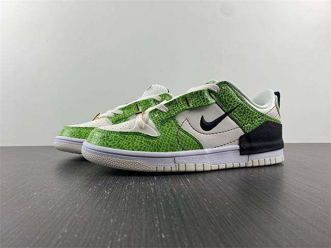 Nike Dunk Low Disrupt 2 Just Do It Snakeskin Green DV1491-101 - 1