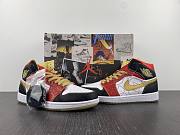 Air Jordan 1 Mid XQ White Black Sport Red DV0576-176 - 3