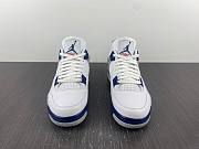 Air Jordan 4 Retro White Midnight Navy DH6927-140 - 4