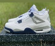 Air Jordan 4 Retro White Midnight Navy DH6927-140 - 1