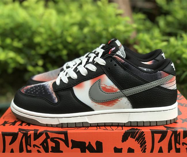 Nike Dunk Low Graffiti Black Red DM0108-001 - 1