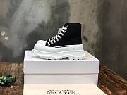 Alexander McQueen Tread Slick Lace Up Boot Black White 604254W4MV21070 - 5