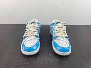 Nike Dunk Low White Blue Cashew Flower DD1503-109 - 4