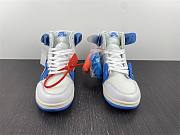 Air Jordan 1 Retro High Off-White University Black and Blue AQ0818-168 - 5