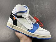 Air Jordan 1 Retro High Off-White University Black and Blue AQ0818-168 - 6